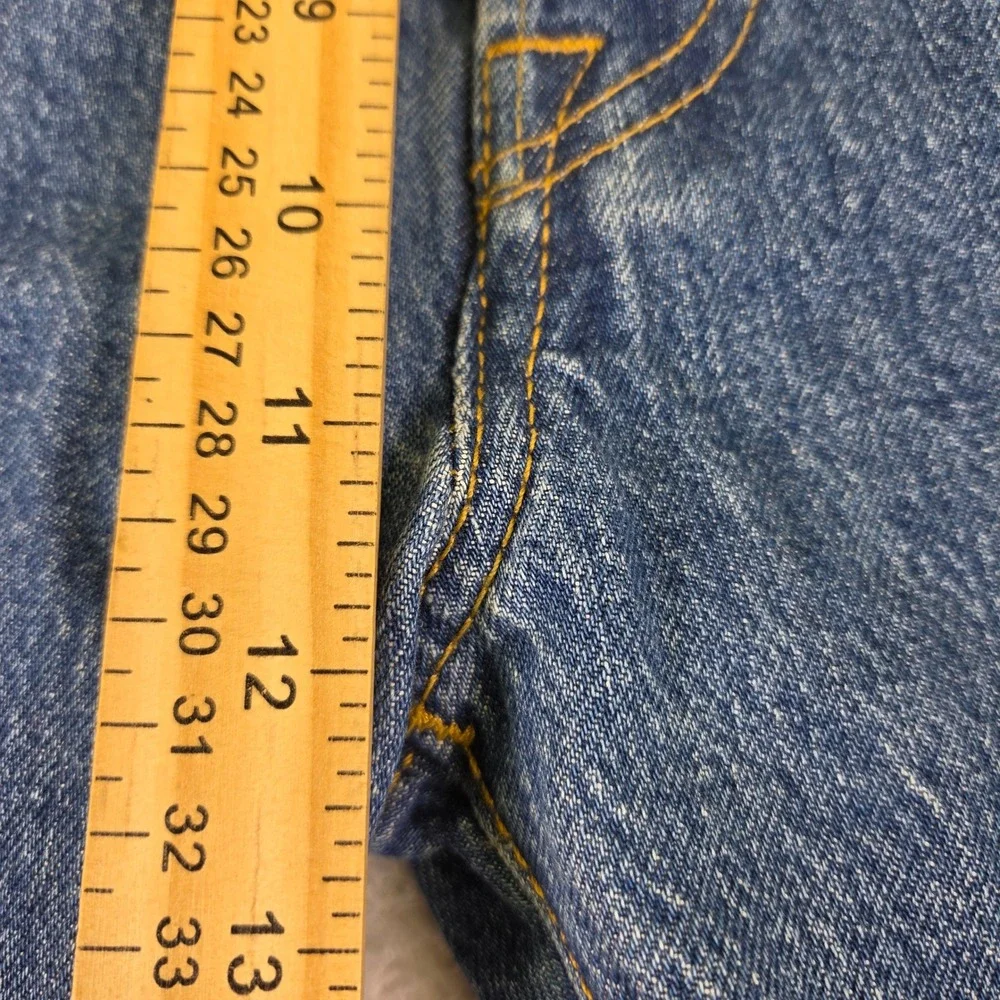 Levis 501 Original Fit Jeans Mens 38x32 Blue Denim Straight Leg Button Fly NEW